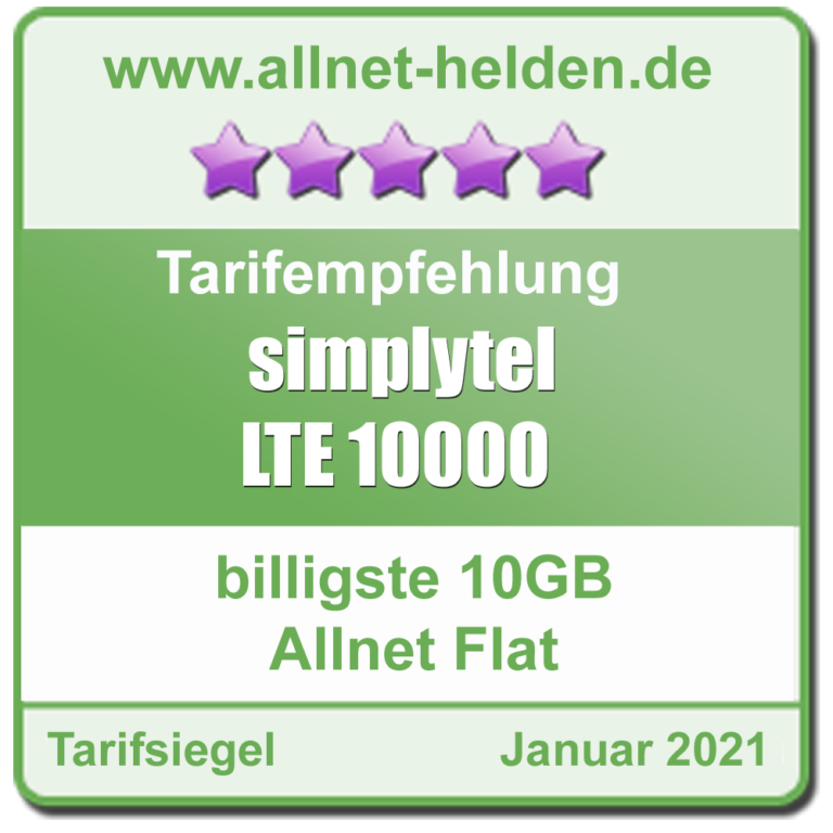 Allnet Flat mit 10 GB Datenvolumen oder mehr im Vergleich | Allnet-Flat: Unsere Tariftipps für ...